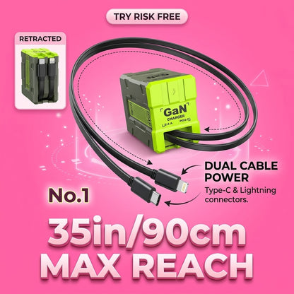 كابل شحن USB متعدد 4 في 1