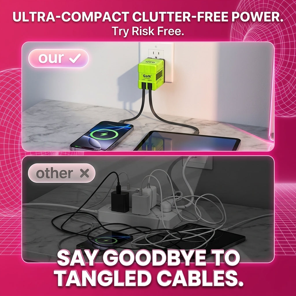 كابل شحن USB متعدد 4 في 1